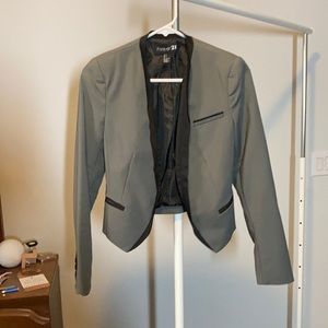 NWOT Gray & Black Blazer
